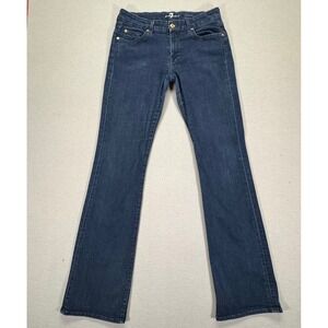 7 For All Mankind Kimmie Bootcut Jeans Indigo Blue Denim Womens Size 30 USA Made